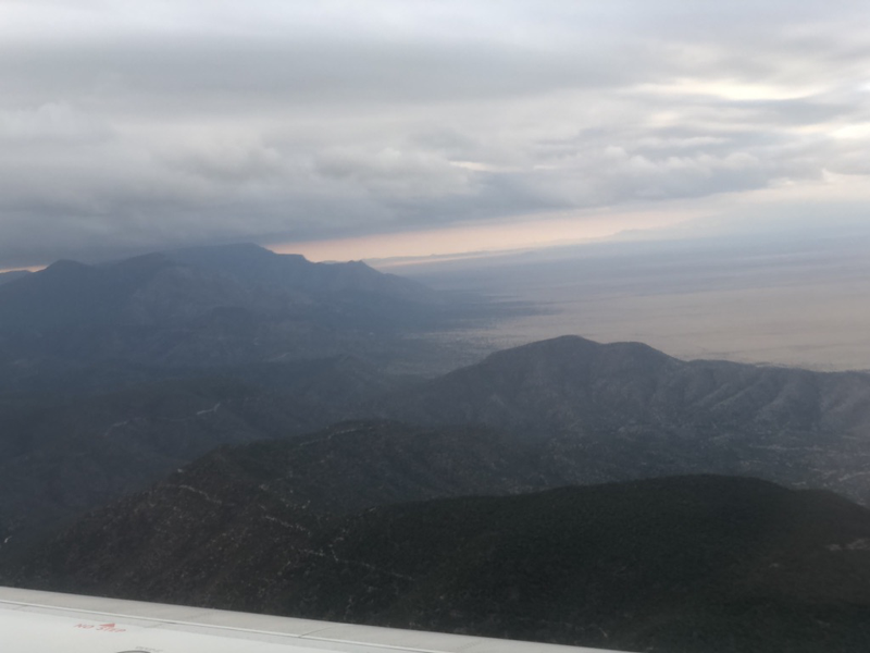 Flying over the Sandias never gets old.